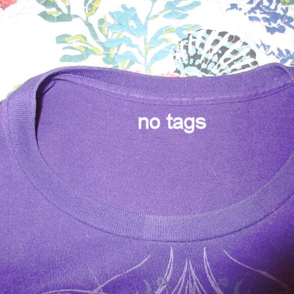 Winged Cyber Skull T-Shirt Size XL Beaded Fringe Short Sleeves Goth Chaos Wicked - Picture 4 of 7